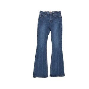 California Vintage Flare Women's size 11 Dark Wash Blue Denim jeans